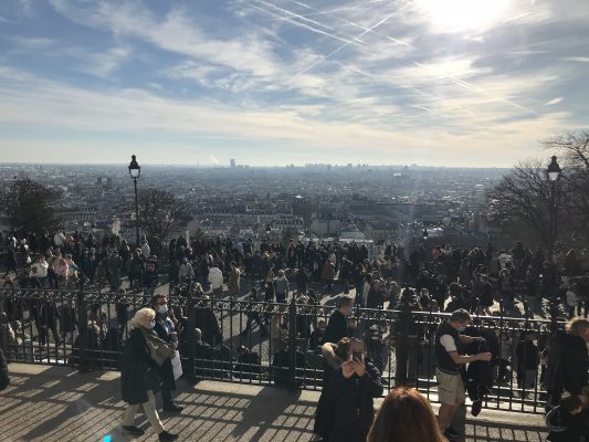 サクレク－ル寺院からのパリの眺め